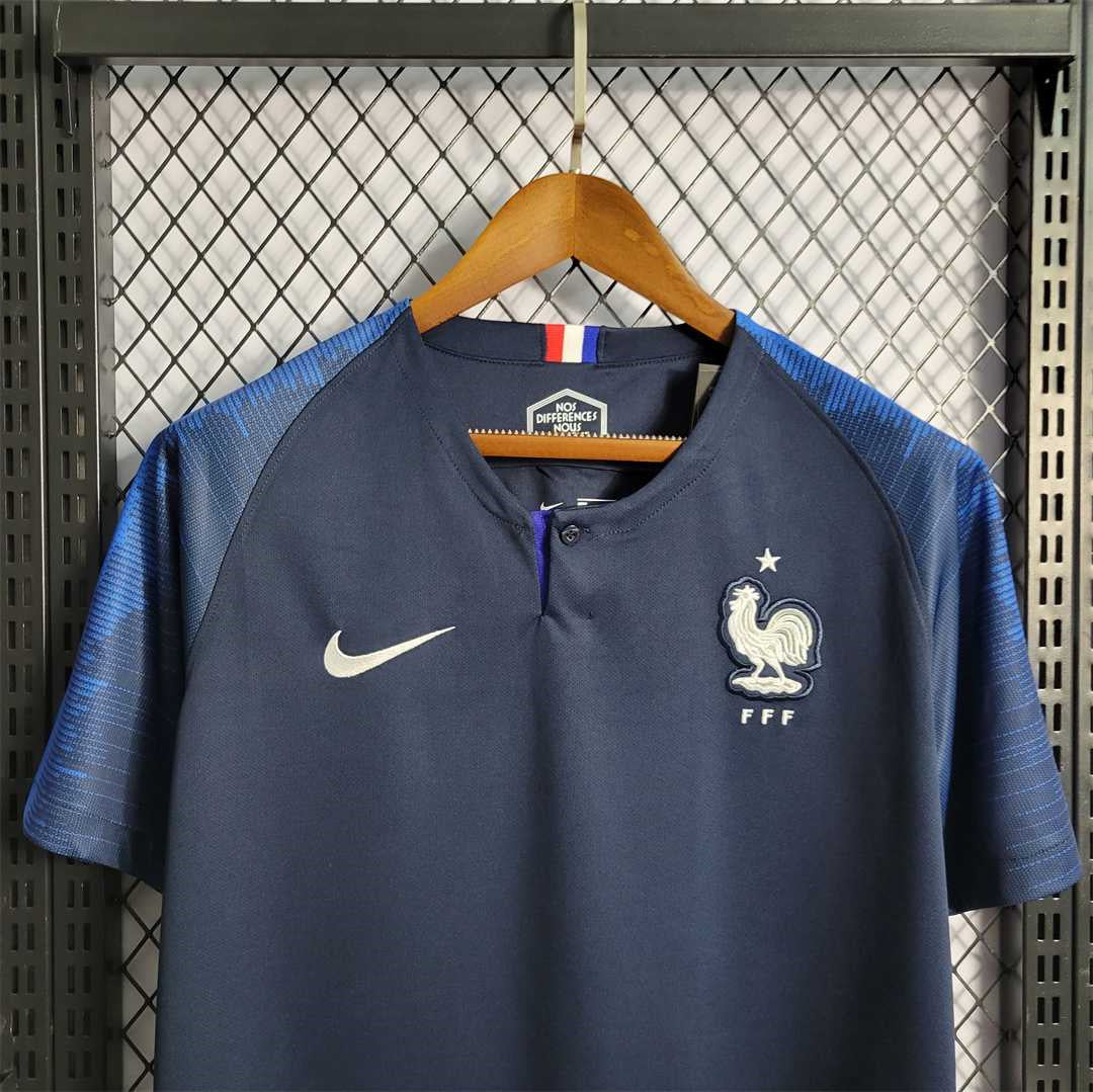 2018 France home Retro Jersey