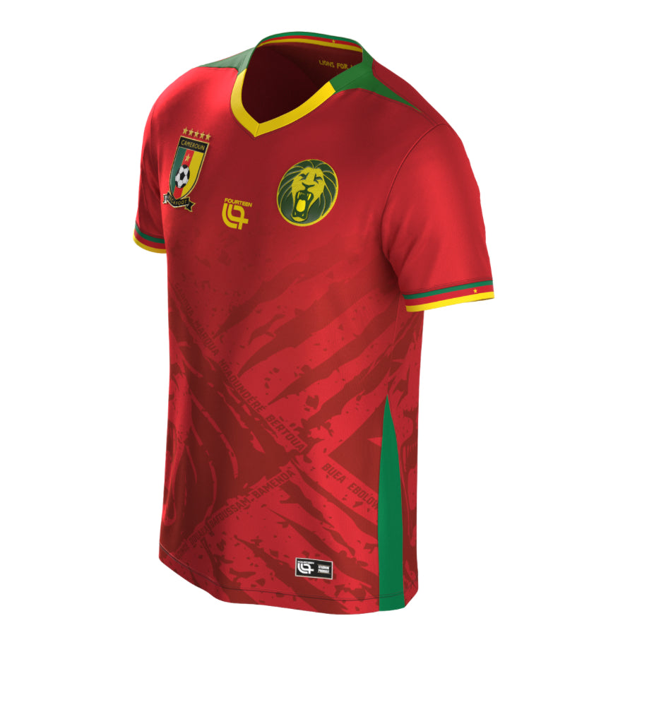 2025/26 Cameroon Red Jersey