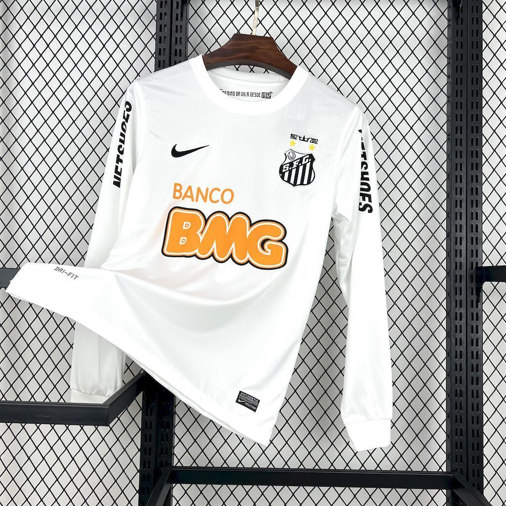 Santos 2012-13 Home Long Sleeve Retro Jersey