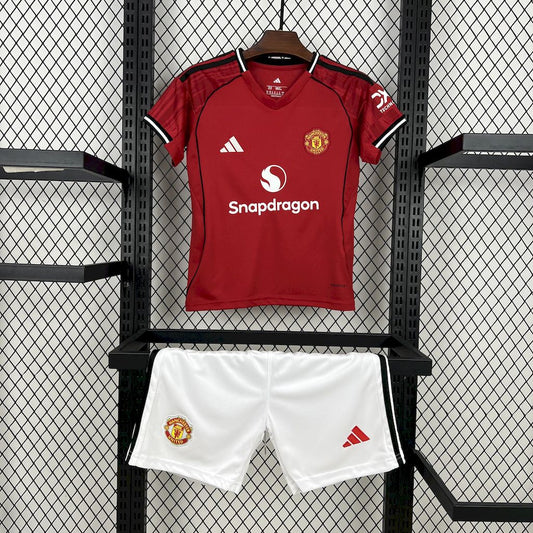 2025/26 Manchester United Kid’s Home Set