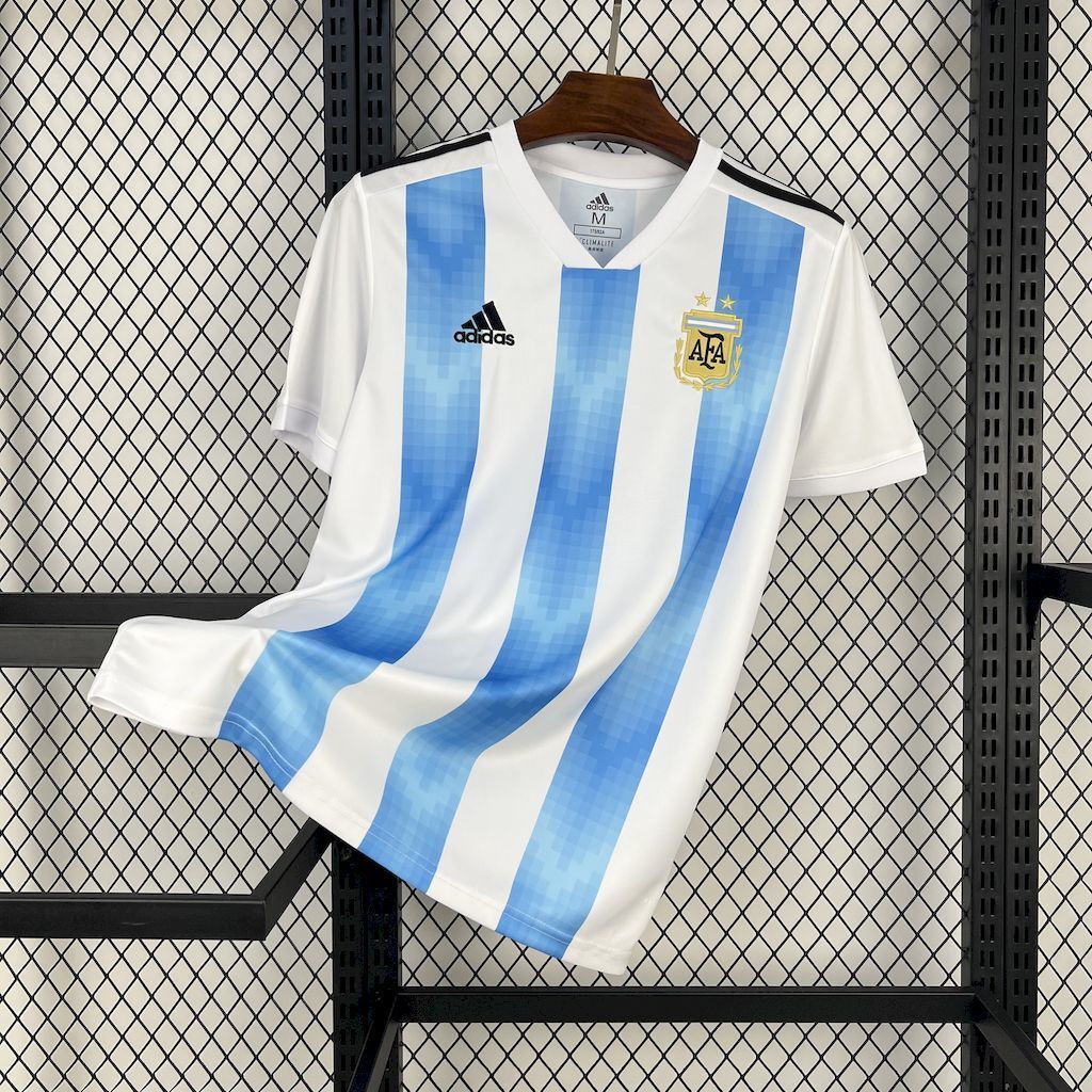 2018 Argentina Home Retro Jersey