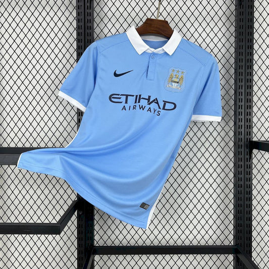 Manchester City 2015-16 Home Retro Jersey