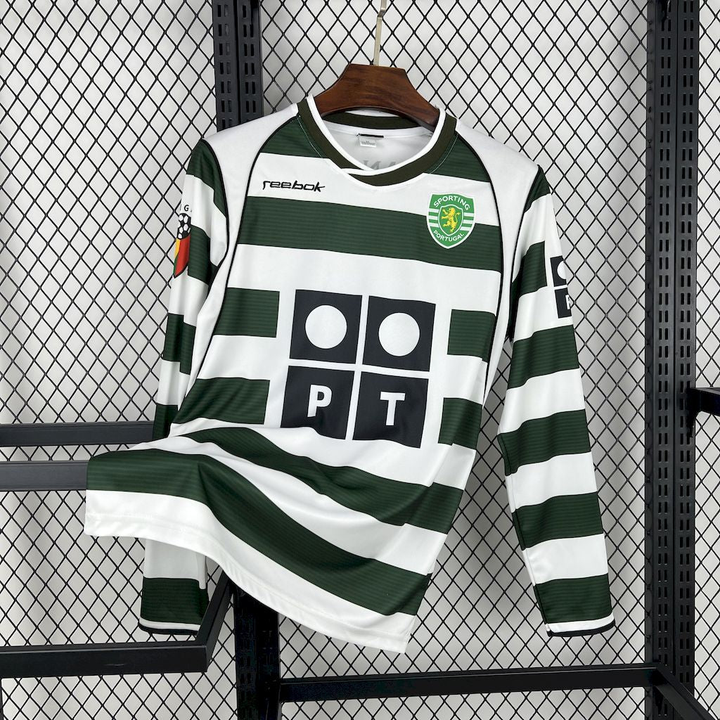 Sporting 2002/03 Long Sleeve Retro Jersey