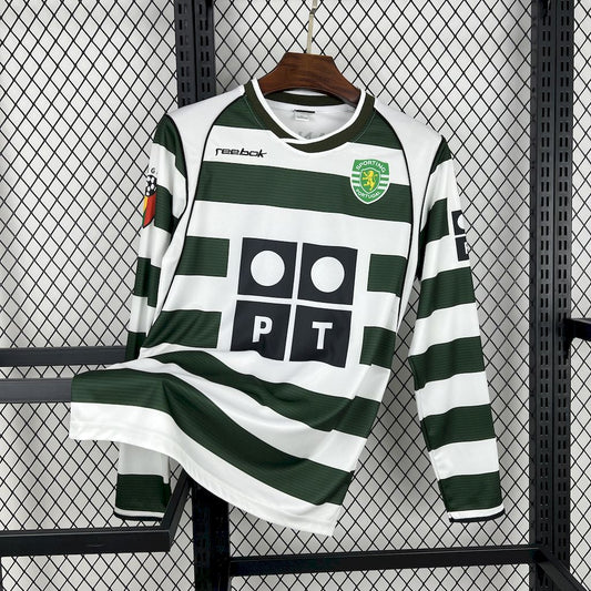 Sporting 2002/03 Long Sleeve Retro Jersey