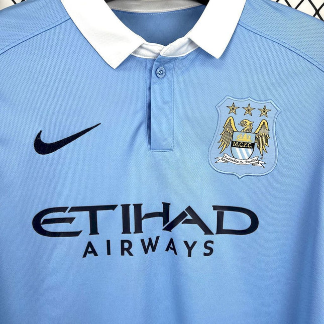 Manchester City 2015-16 Home Retro Jersey