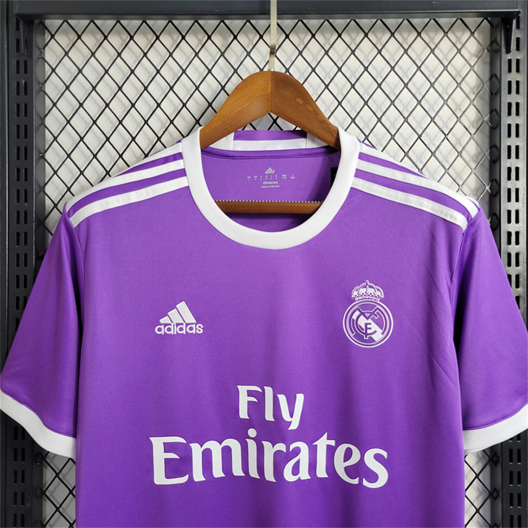 Real Madrid 2016-17 away purple Retro Jersey